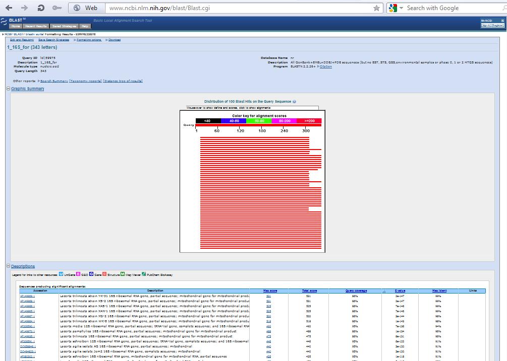BLAST Αποτελέσµατα