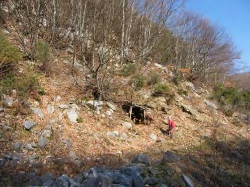 8.7 Μεταλλευτική Περιοχή Νεροστριάς Άμεσα γειτνιάζουσα με τις Ασημότρυπες είναι η περιοχή Νεροστριά Νικήσιανης.