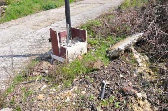 Πλήθος σύγχρονων κτηρίων έχει κτιστεί πάνω στις σκωρίες και τα μόνα υπολείμματα της μεταλλουργικής δραστηριότητας εντοπίζονται σε