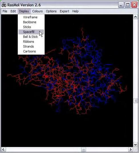 23 Εικόνα 9 Οθόνη του προγράμματος RASMOL Swiss-PdbViewer (aka DeepView) Version 3.