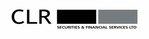 CLR FINANCIAL SERVICES LTD CLR House 26 Vironos Avenue,1096 PO.Box 24626, 1301 Nicosia Telephone 357 22898898 Fax 357 22680954 E-mail clrfs@clrfn.