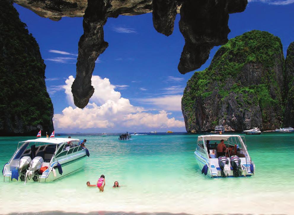 Phi Phi Islands by Speed Boat ΣΤA ΝΗΣΙΑ ΠΙ ΠΙ Έναρξη: 08:30 Διάρκεια: 7,5 ώρες Εξερευνήστε τα διάσημα νησιά Phi Phi Lei και Phi Phi Don σε μια εκδρομή με το ταχύπλοο.