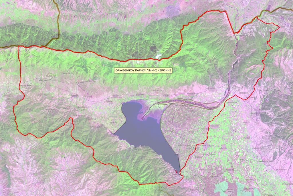 2.Συντεταγμένες (σε Ε.Γ.Σ.Α. 87) κορυφών πολυγώνων της περιοχής ενδιαφέροντος, για την δορυφορική εικόνα χωρικής ανάλυσης 5μ 3.