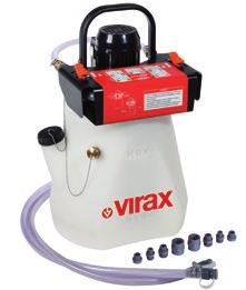 295051) για την έγχυση του προϊόντος στο σύστημα. Εγχυτήρας για πρόσθετα VIRAFAL (κωδ. 295052) για τη ρύθμιση της πίεσης εισόδου και για τη σωστή δοσολογία του προϊόντος στο σύστημα.