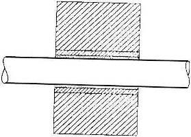 Slika 94: Detajl vodenja cevi skozi zid - o sidranju cevovoda (po potrebi): pri tlačnem cevovodu (poglavje 6.3.