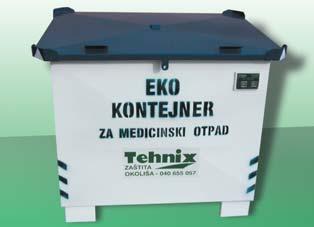 Третман медицинског отпада, по националним прописима и директивама ЕУ, подразумева: прикупљање медицинског отпада у наменским специјалним кутијама, које су отпорне на кидање и цепање; игле и остали