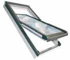 Pre strechy so sklonom: 20 65 Vonkajšie oplechovanie: hliník, PES vrstva Zasklenie: Sklo, 3H-8-3 mm Súčiniteľ prestupu tepla pre sklo: U = 3,0 W/m 2.