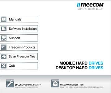 3 Κεφάλαιο : Freecom FHD Formatter (μορφοποιητής/pc) Αναφορικά με τον FHD Formatter πρόκειται για μια εφαρμογή, με την οποία μπορείτε να κάνετε μορφοποίηση του δικού σας σκληρού δίσκου Freecom σε