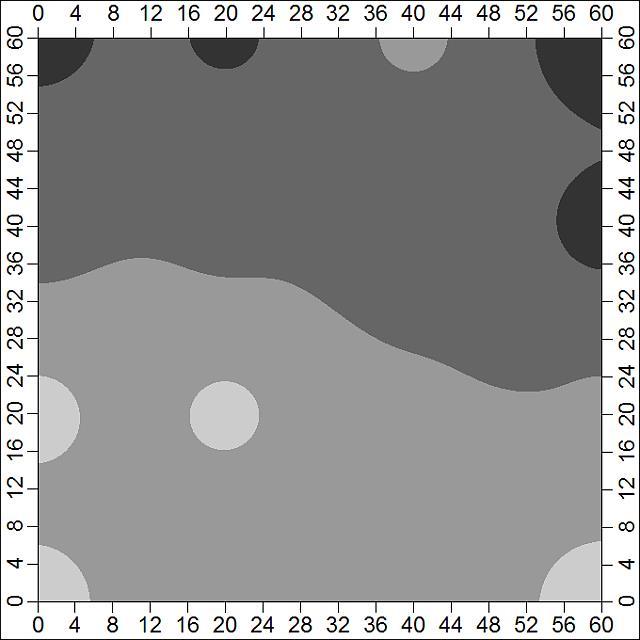 SAGA, όσο και το λογισμικό του ΕΠΤ-ΕΜΠ αποδίδουν με τον ίδιο τρόπο τις χαρτογραφήσεις των Σχ. 1 και 2. Οι δύο χαρτογραφικές απεικονίσεις στο Σχ.