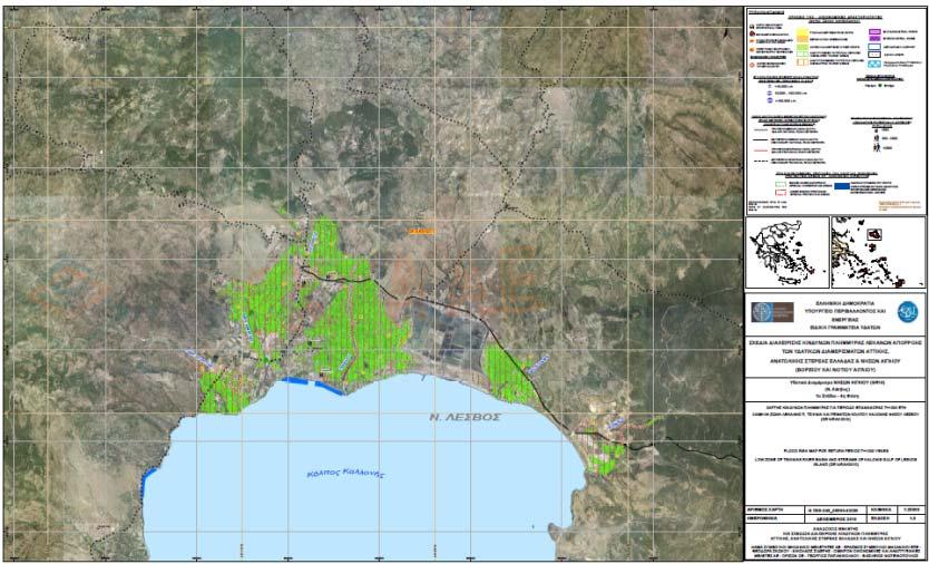 όπως το οδικό δίκτυο και τα αεροδρόμια απαιτείται η γνώση της στάθμης τους, η οποία θεωρείται ότι περιλαμβάνεται στην γεωμετρία του εδάφους, όπως αποδόθηκε με βάση το ψηφιακό μοντέλο εδάφους (DEM)