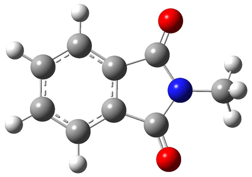 N-Methylphthalimide: Zero-point vibrational energy Supporting Information 377912.8 (Joules/Mol) 90.32332 (Kcal/Mol) 0.