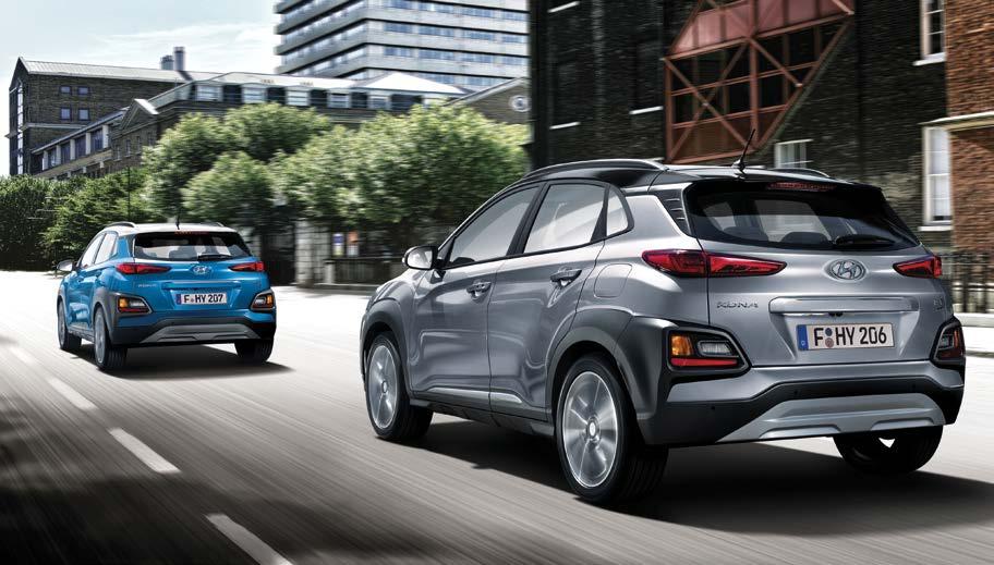 Με τα εξελιγμένα βοηθητικά συστήματα οδήγησης και προειδοποίησης του Hyundai SmartSense, το Kona είναι κορυφαίο στην κατηγορία του σε τεχνολογίες ενεργητικής ασφάλειας, για να απολαμβάνετε ασφάλεια
