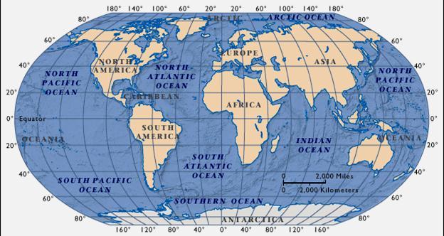 The Ocean Planet: 71% of the world s surface, (90% of the southern hemisphere;