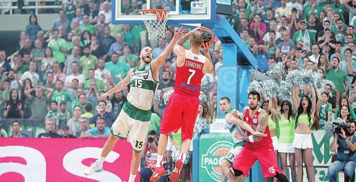 με μεγάλο σουτ έκανε το 66-65, ο Παναθηναϊκός