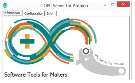 Σχήμα 1.54: Κύριο παράθυρο Arduino OPC Server Σχήμα 1.55: Arduino OPC Server Configuration αρχείο register.bat επιλέγεται "Run as administrator". Ο Server έχει εγκατασταθεί.