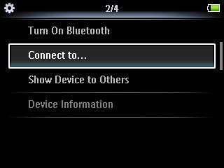 3.8 Σύνδεση ακουστικών Bluetooth (ή άλλων συσκευών Bluetooth ) Μπορείτε να κάνετε σύνδεση με οποιοδήποτε προϊόν με δυνατότητα Bluetooth που