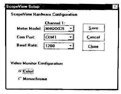 Merni sistemi so seriski interfejs - 18 - Slika 2.2. Glavno meni na Scope View programa.