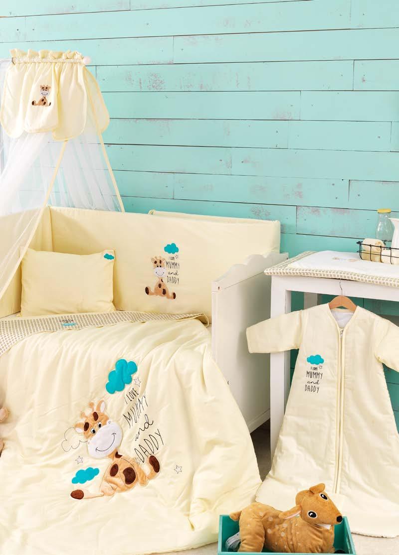 36 37 Little ones collection Σετ μπεμπέ κούνιας 6τμχ