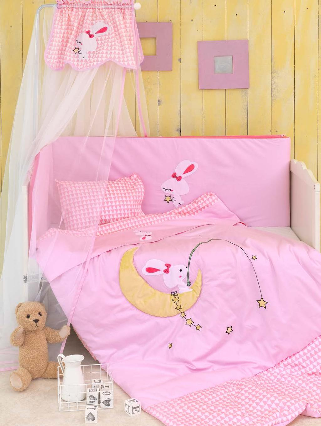 40 41 Little ones collection Σετ μπεμπέ κούνιας 6τμχ 157