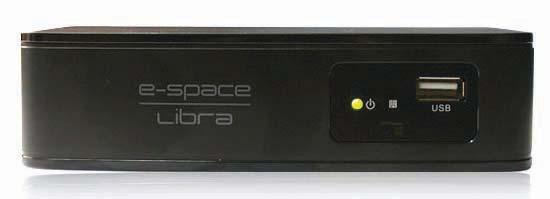 e-space Libra Ο e-space Libra αποτελεί µία ά- κρως συµπαθή παρουσία και δεν καταλαµβάνει χώρο. Στην πρόσοψη βλέπουµε µία θύρα USB 2.