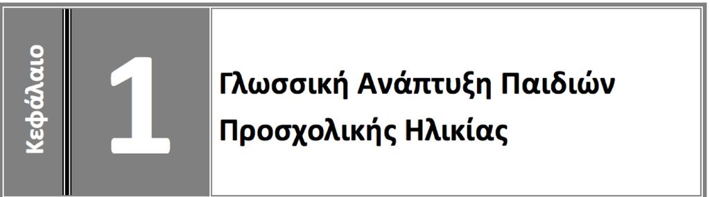 2 Μοντέλο λωσσικής νάπτυξης των