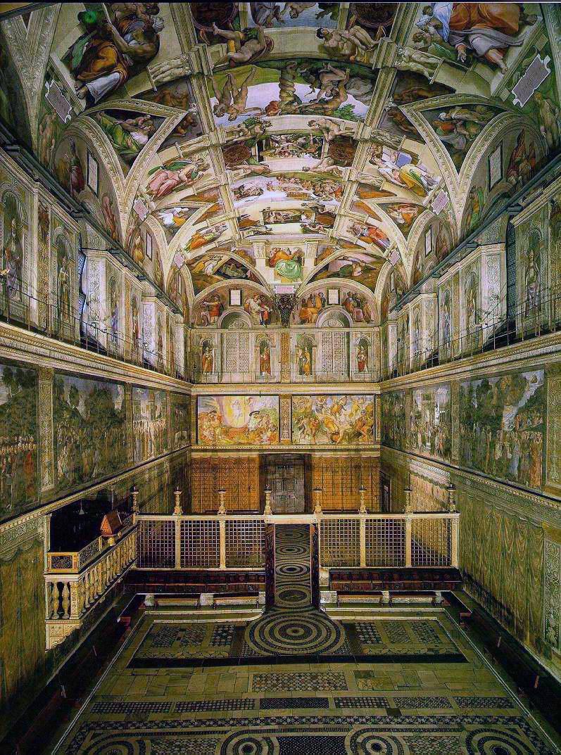 Sistine Chapel (view facing west)