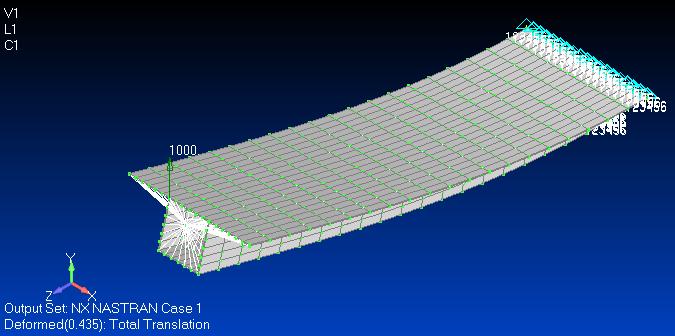 13 Chapter 3 Figure 3.18. Angle of twist Y x along the length of the beam of example 3. Figure 3.19. Model in FEMA (21) employing 78 quadrilateral solid finite elements.