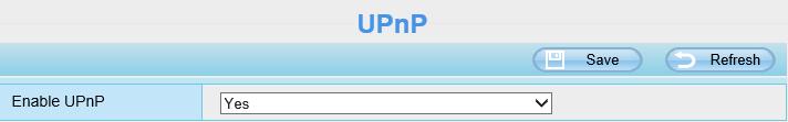 UPnP: Εδώ μπορούμε να ενεργοποιήσουμε την υπηρεσία UPnP.