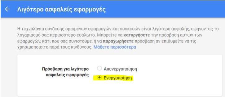 Χωρίς να αποσυνδεθούμε από το λογαριασμό μας στο gmail ανοίγουμε μια νέα καρτέλα και αντιγράφουμε το παρακάτω