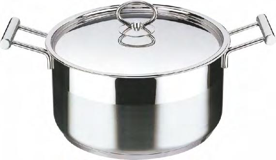 (3,5L) Shunfa MID POT Stainless Steel 18-10 Single Hand Για όλες τις