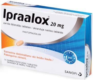 5 99 Nuo rėmens IPRAALOX, 14 skrandyje neirių tablečių Veikliosios medžiagos, stiprumas: protonų pompos inhibitorius, pantoprazolis, 20 mg. Indikacijos: suaugusių žmonių refliukso simptomai (pvz.