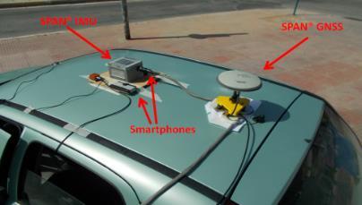 Smartphone GNSS/IMU Sensors for ITS
