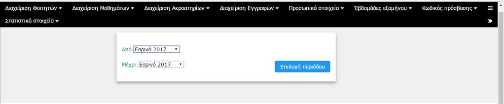 ΣΤΑΤΙΣΤΙΚΑ ΣΤΟΙΧΕΙΑ Προβολή στατιστικών στοιχείων Εικόνα 6.2.