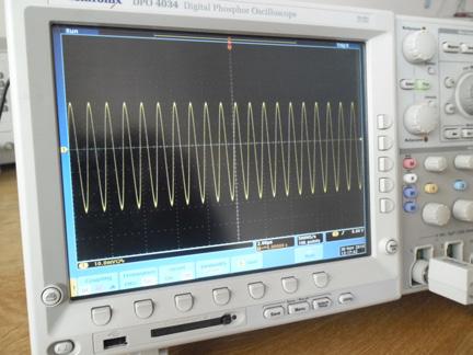 Ekran osciloskopa Laboratorijski instrumenti Osciloskopi