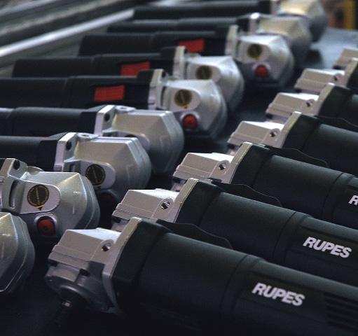 Γυάλισμα και Ποιότητα RUPES S.p.A Η RUPES S.p.A είναι Ιταλική εταιρεία που αναπτύσσει, διανέμει και υποστηρίζει εργαλεία και μηχανήματα για την βιομηχανία και τις κατασκευές.