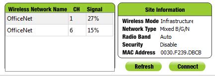 Ορίστε την τιμή για το κανάλι επικοινωνίας στο 6 και την προστασία απενεργοποιημένη. 22. Πατήστε στο Access Point0 και από την καρτέλα [Config] αλλάξτε το SSID όπως και προηγουμένως.