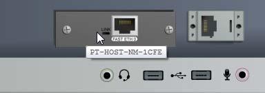 Φ.Ε.01 Packet Tracer Ταχύτητα Κάρτας Δικτύου 1. Ανοίξτε το Packet Tracer και εισάγετε στην επιφάνεια εργασίας έναν επιτραπέζιο υπολογιστή (PC PT). Αποθηκεύστε το έργο με όνομα «01 PT NICs».