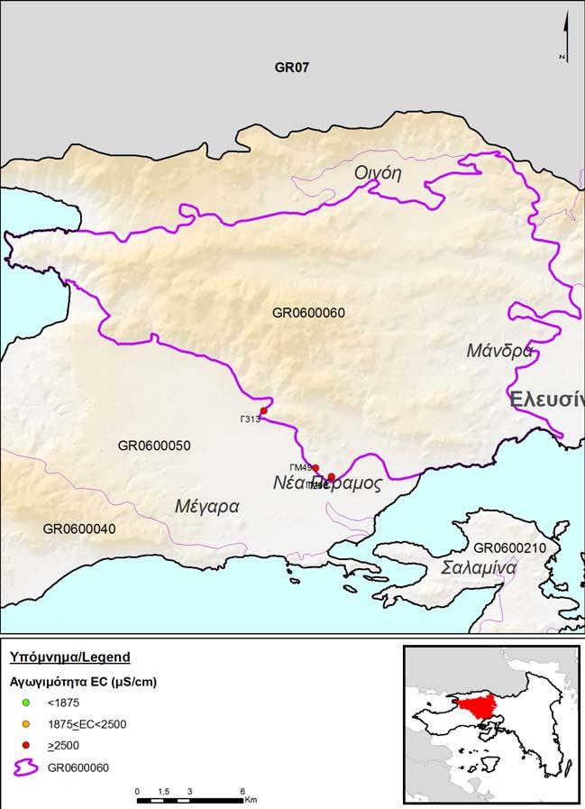 Έλεγχο υφαλµύρινσης Σχ.