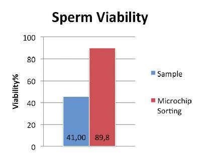 Ταξινομημένα σπερματοζωάρια μέσω του FERTILE PLUS TM εμφανίζουν λιγότερες δραστικές μορφές οξυγόνου σε σχέση με τα σπερματοζωάρια, τα οποία