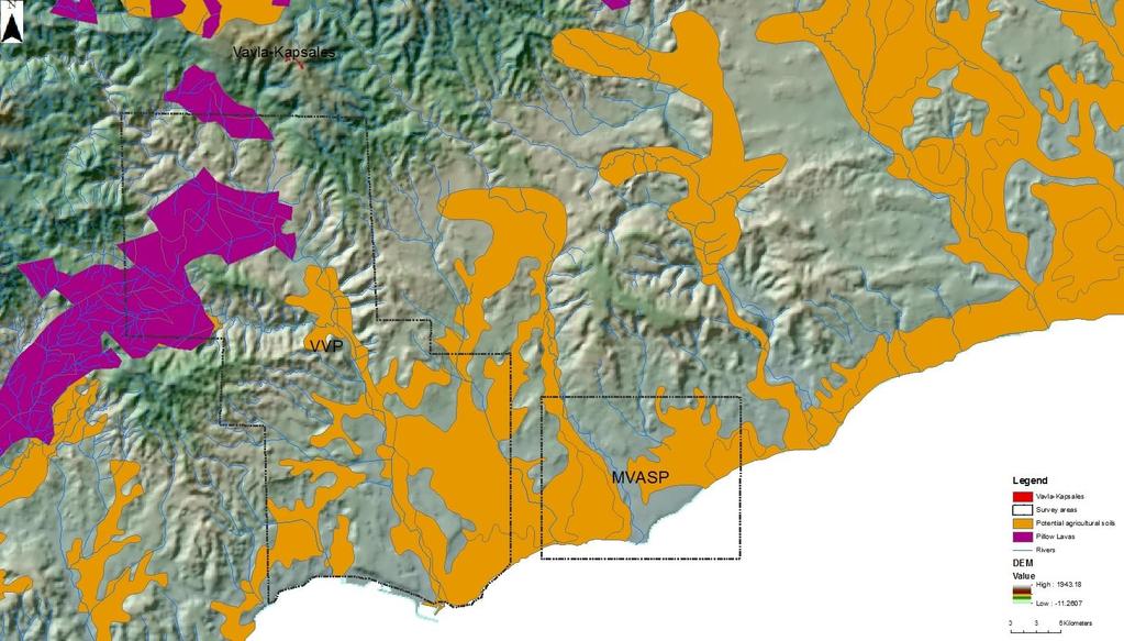 Βάβλα-Καψάλες Ψηφιακά δεδομένα Τμήμα Γεωλογικής Επισκόπησης, Τμήμα Κτηματολογίου και