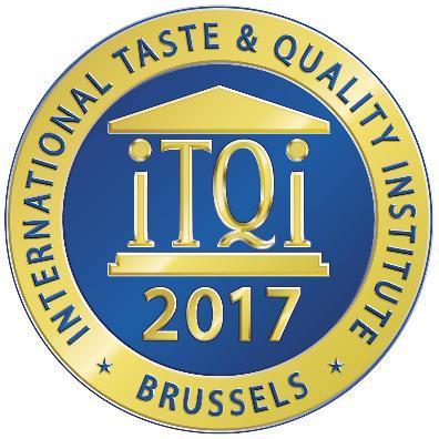 Διεθνής διάκριση Βραβεία Ανώτερης Γεύσης 2017 Το itqi Βραβείο Ανώτερης Γεύσης" είναι η μόνη σφραγίδα ποιότητας στην γεύση η οποία δίνεται από διαμορφωτές γνώμης, οι οποίοι είναι βραβευμένοι με