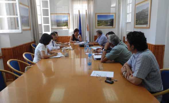 Στιγμιότυπο από τη συνάντηση μεταξύ του ΕΒΕΑ και της Γενικής Διευθύντριας του Υπουργείου Γεωργίας κα Στυλιανού Το ΕΒΕ Αμμοχώστου συναντήθηκε με τη Γενική Διευθύντρια του Υπουργείου Γεωργίας Σε