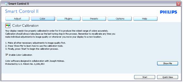 Η επιλογή Enable color calibration (Ενεργοποίηση βαθμονόμησης χρώματος) - είναι από προεπιλογή σε κατάσταση ενεργοποίησης.