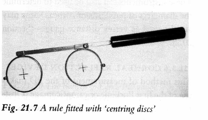 Outros métodos de medida Os métodos descritos para medir a DIP ou as DNPs lonxanas (método ollo a ollo) e próximas (método dun só ollo) teñen unha reproductivilidade baixa debido a movementos