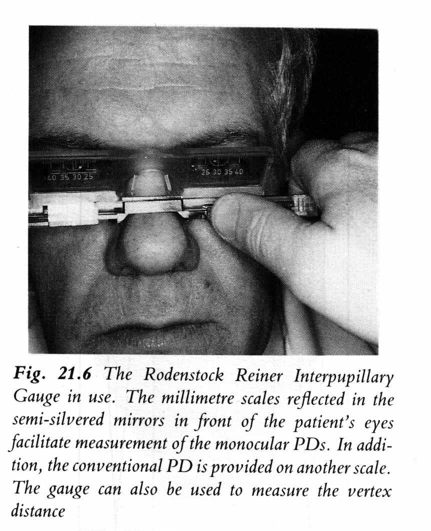 Pupilómetro Rodenstock (Obstfeld) (Brooks & Borish) Vantaxes: Elimina o erro de