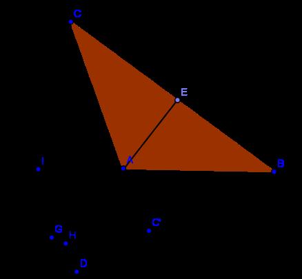 - Intersecția medianelor este centrul de greutate al triunghiului G D 1 GD D si