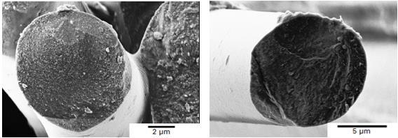 Слика 35.9. Микрографска снимка на површината на прекинот на оксидни керамички влакна Слика 35.10.