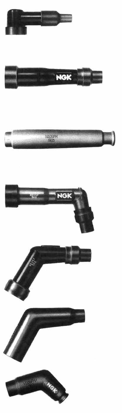NGK SPARK PLUG RESISTOR COVER Configuration (application plug thread dia, body material) Unit: mm Type No.