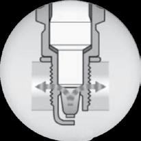 NGK SPARK PLUG INFORMATION CHART Design Symbols RE 7 C -L RE SD Plug Type Plug for rotary engines Plug for rotary engines (Semi-surface discharge gap) 5 6 7 8 9 10 11 Heat Rating Hotter Colder A.B.