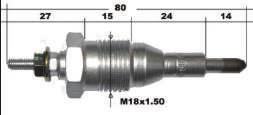 ΤΙ-526-107-05 Glow plugs PN80 6.